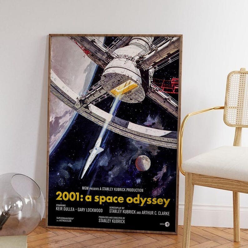 2001 A Space Odyssey Vintage Movie Poster Wall Art Home Decor Gift