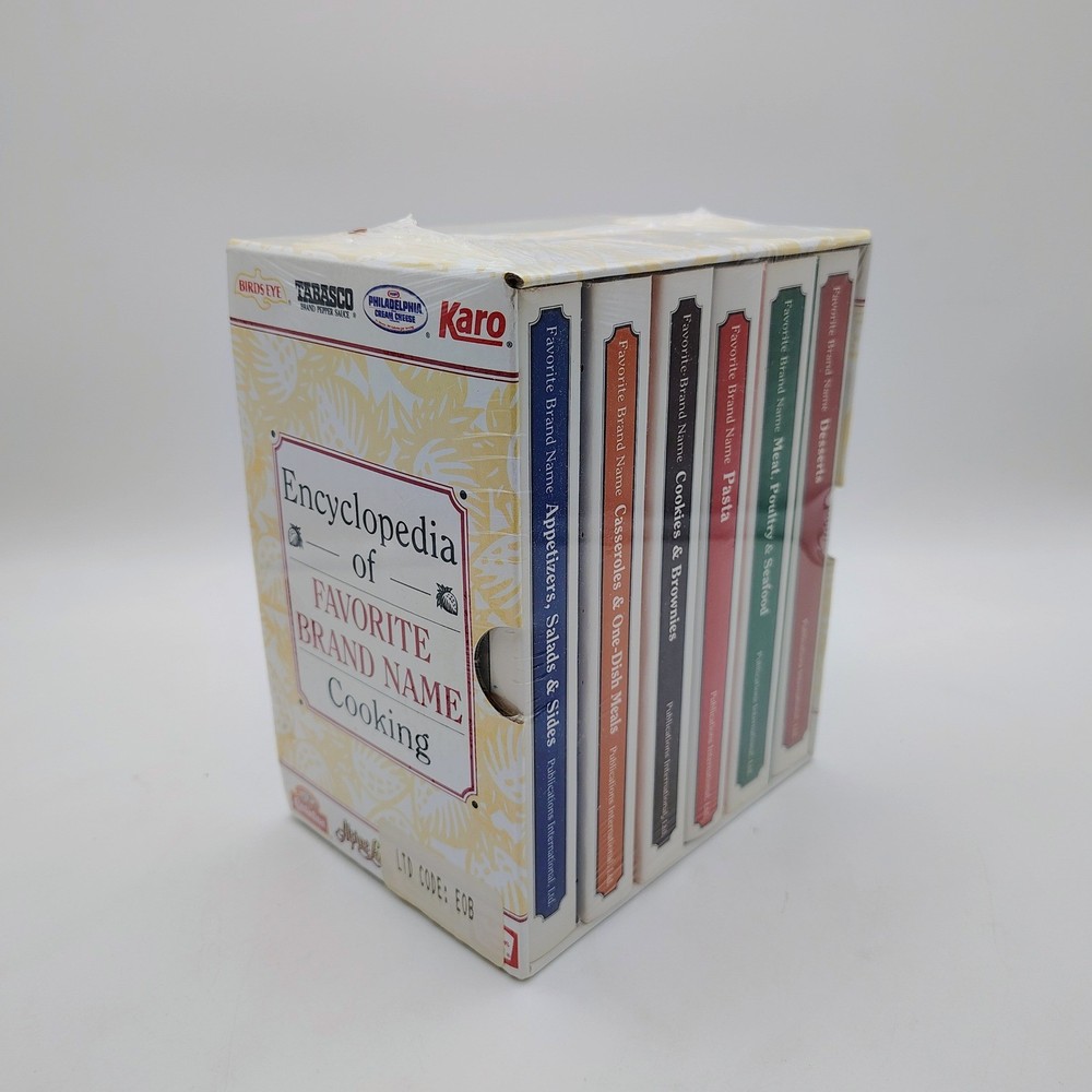 Encyclopedia of Favorite Brand Name Cooking Recipe Book Set Cookbook Collection
