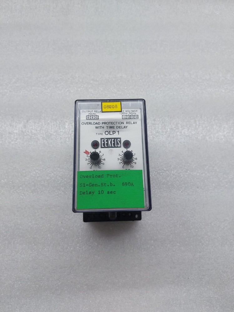 Eekels Olp 1 Overload Protection Relay With Time Delay 220V