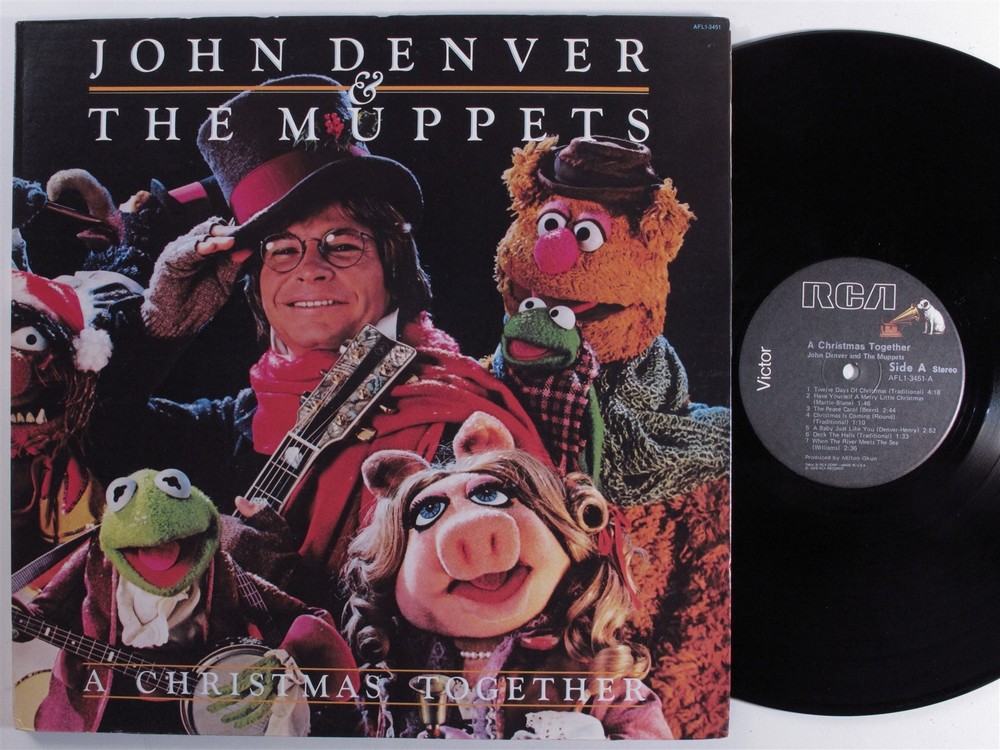 MUPPETS/JOHN DENVER A Christmas Together RCA LP VG+ gatefold c