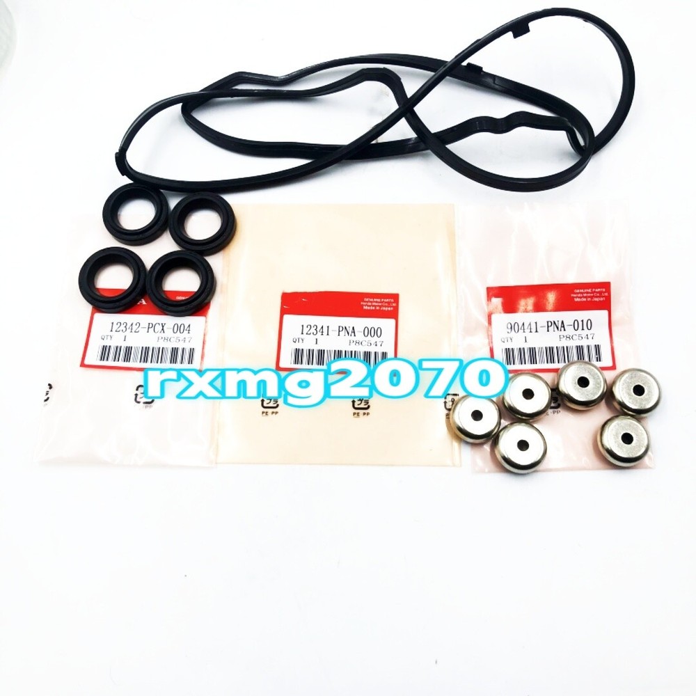 OEM New Valve Cover Gasket Kit WITH Spark Plug Tube Seals For 00-09 Honda S2000