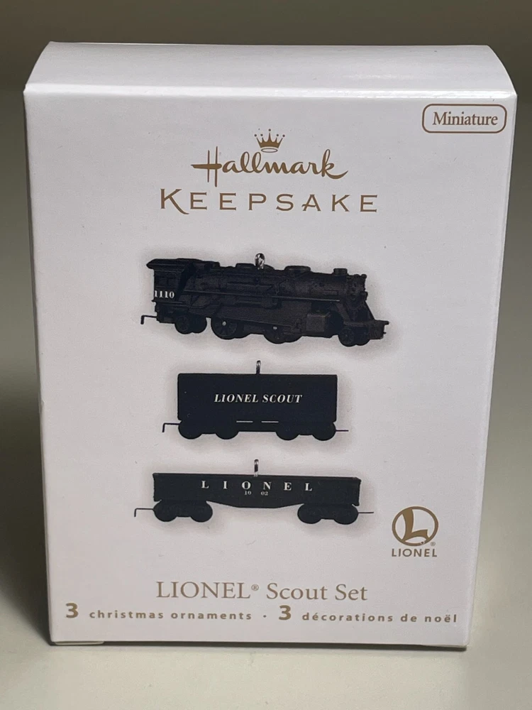 NOS Hallmark Keepsake Miniature Train Ornaments - 10 Unique Collectible Sets