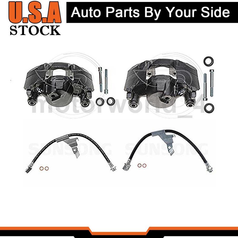 Front Brake Hose Line wtih Calipers Fits Buick Electra 3.8L 3.0L 4.3L