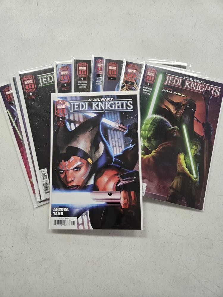 Star Wars Jedi Knights 1-10 Full Series Marvel Comic Book Lot 2025 Yoda Obi Wan