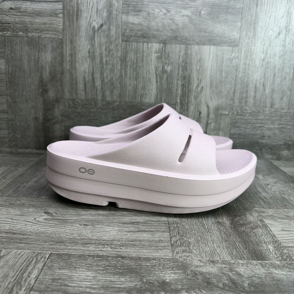 OOFOS OOMega OOAHH Women's size 11 Stardust Platform Comfort Slide