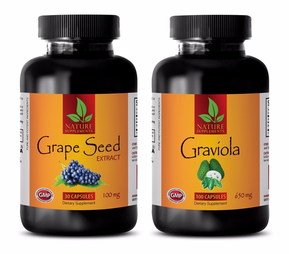 Graviola and Grape Seed Extract Combo – Natural Metabolism Booster Powder