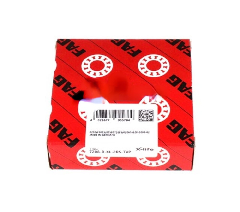 Новые шарикоподшипники с угловым контактом FAG 7208 -B-XL-2RS-TVP 40x80x18 мм