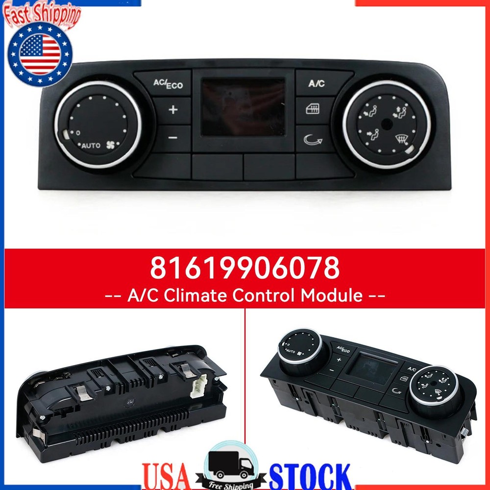 A/C Climate Control Unit Module for MAN TGS TGX TGL TGM Truck 81619906078