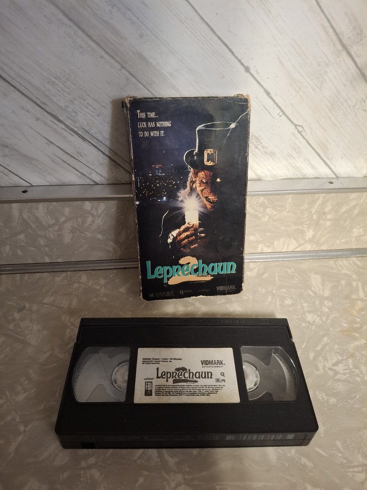 Leprechaun 2 Horror VHS (Vidmark) Warwick Davis Clint Howard St. Patrick's Day