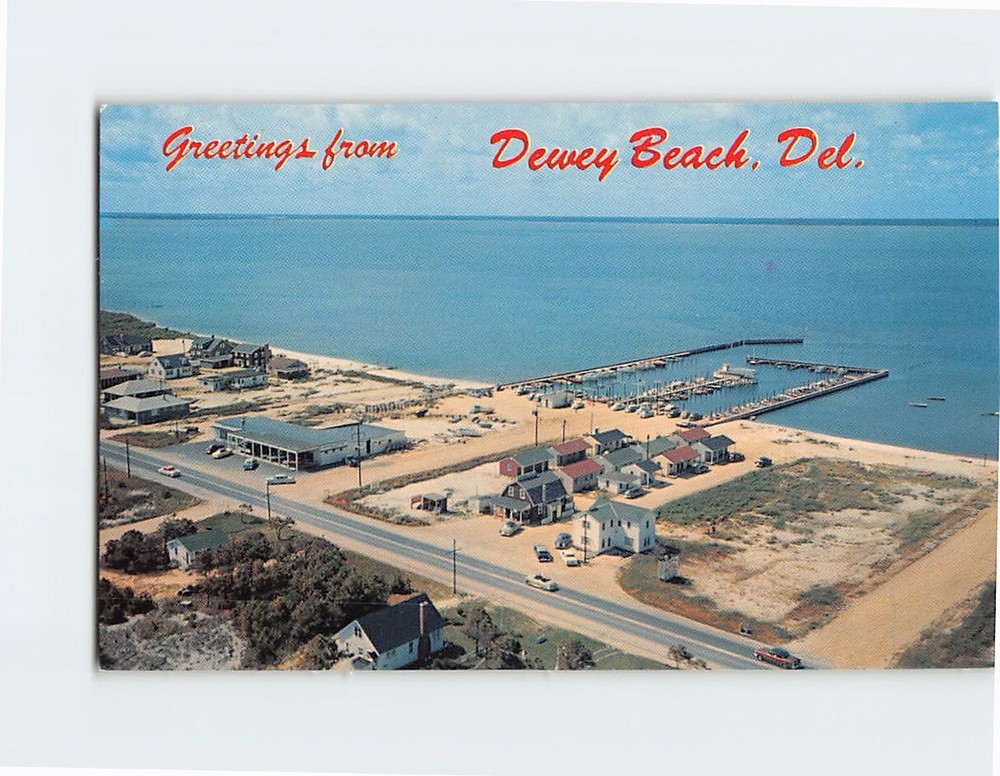 Postcard Greetings from Dewey Beach Delaware USA