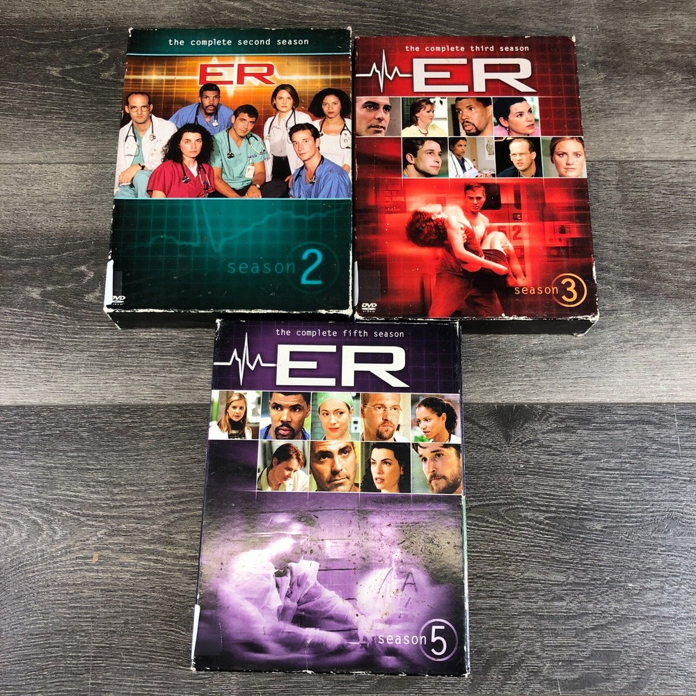 ER Complete Seasons 2, 3 and 5 DVD 4 Disc Set