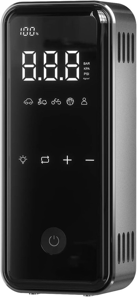 Portable Tire Inflator Cordless Air Compressor 2X Faster Inflation Pump for Cars Bikes