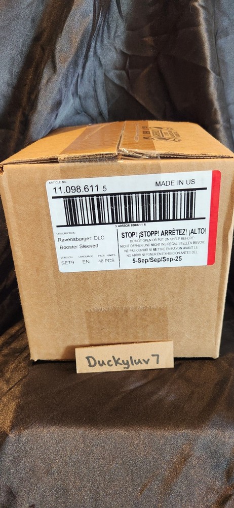 Factory Sealed Disney Lorcana Fabled Set 9 TCG Sleeved Booster Case (48 Packs)