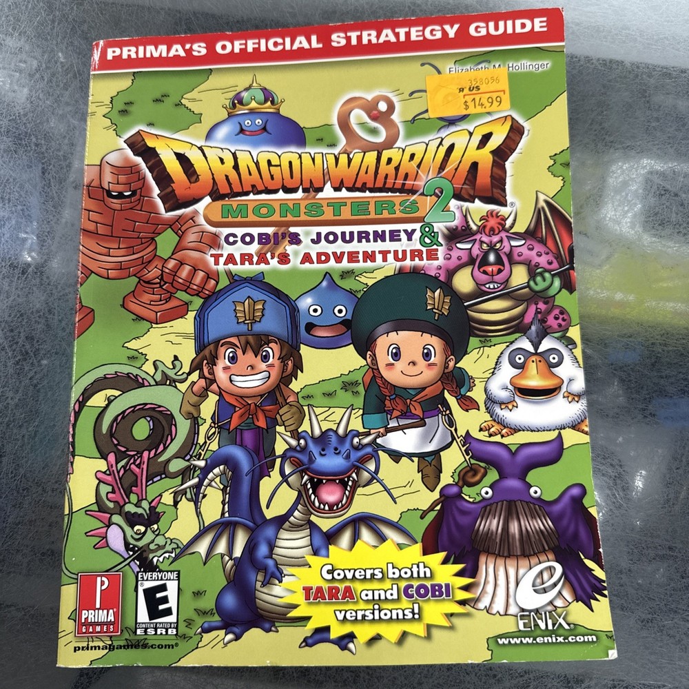 RARE 2001 Official Prima Strategy Guide for Dragon Warrior Monsters 2