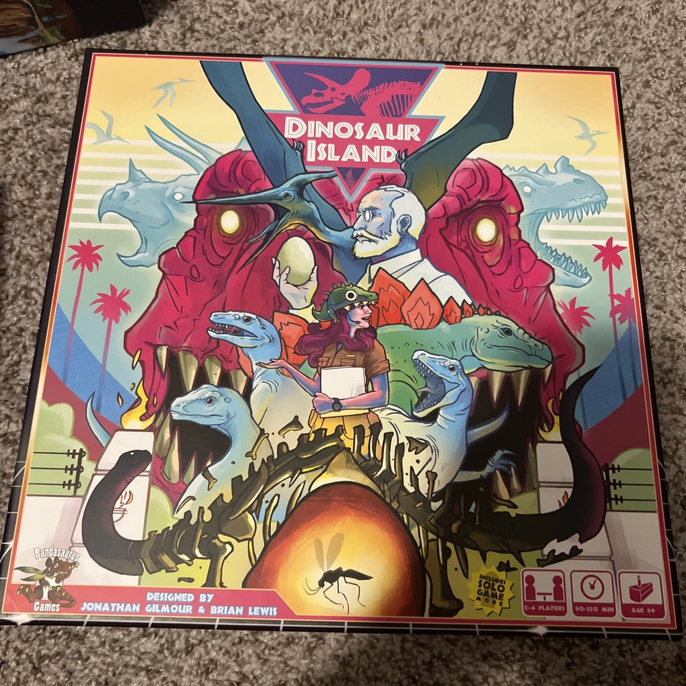 Dinosaur Island Board Game by Pandasaurus Games Never Played