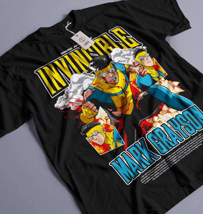 MVC: Clash Of Super Heroes Half Portraits Premium Manga Anime Unisex T-Shirt