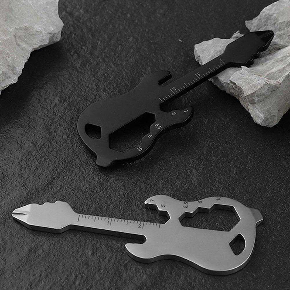 Compact Stainless Steel Multitool Keychain Card for Everyday Carry