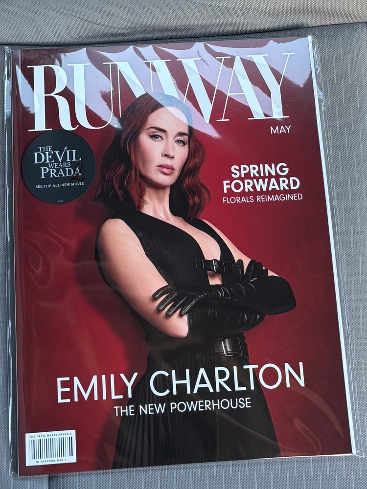 *SEALED* The Devil Wears Prada Magazine 2 Runway Magazine Emily Blunt LAST ONE