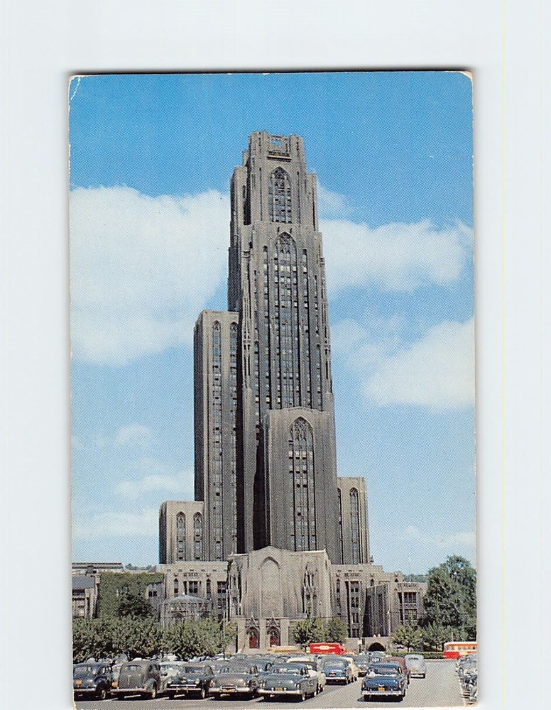 Postcard Cathedral of Learning Pittsburgh Pennsylvania USA
