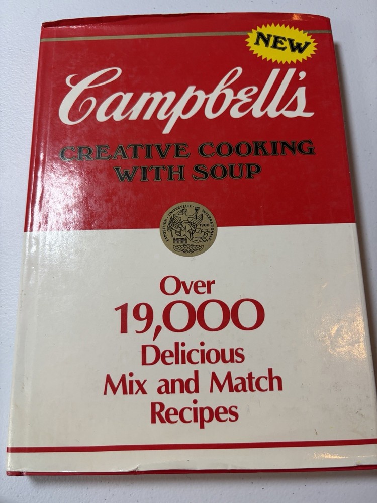 Campbell’s Creative Cooking With Soup – 19,000 Recipes – Cookbook – Vintage