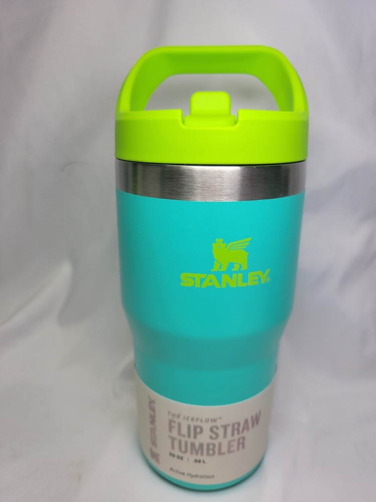 NEW Stanley 20oz  H2.0 Flowstate FLIP STRAW TUMBLER - Tropical Teal NEW✅️