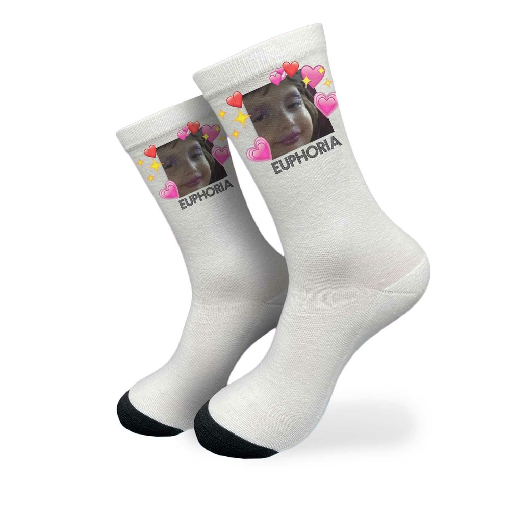 Euphoria Meme Print Socks