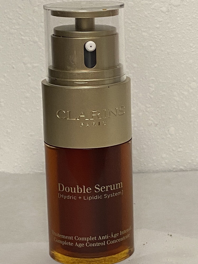 Clarins Double Serum Age Control Facial Concentrate with Anti-Aging Benefits