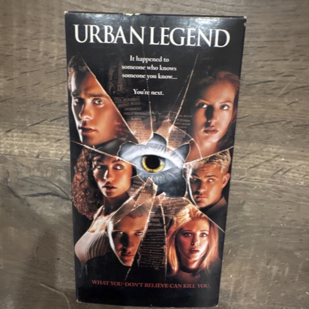 Columbia TriStar Home Video Urban Legend VHS Horror Thriller R 1998 NTSC CC