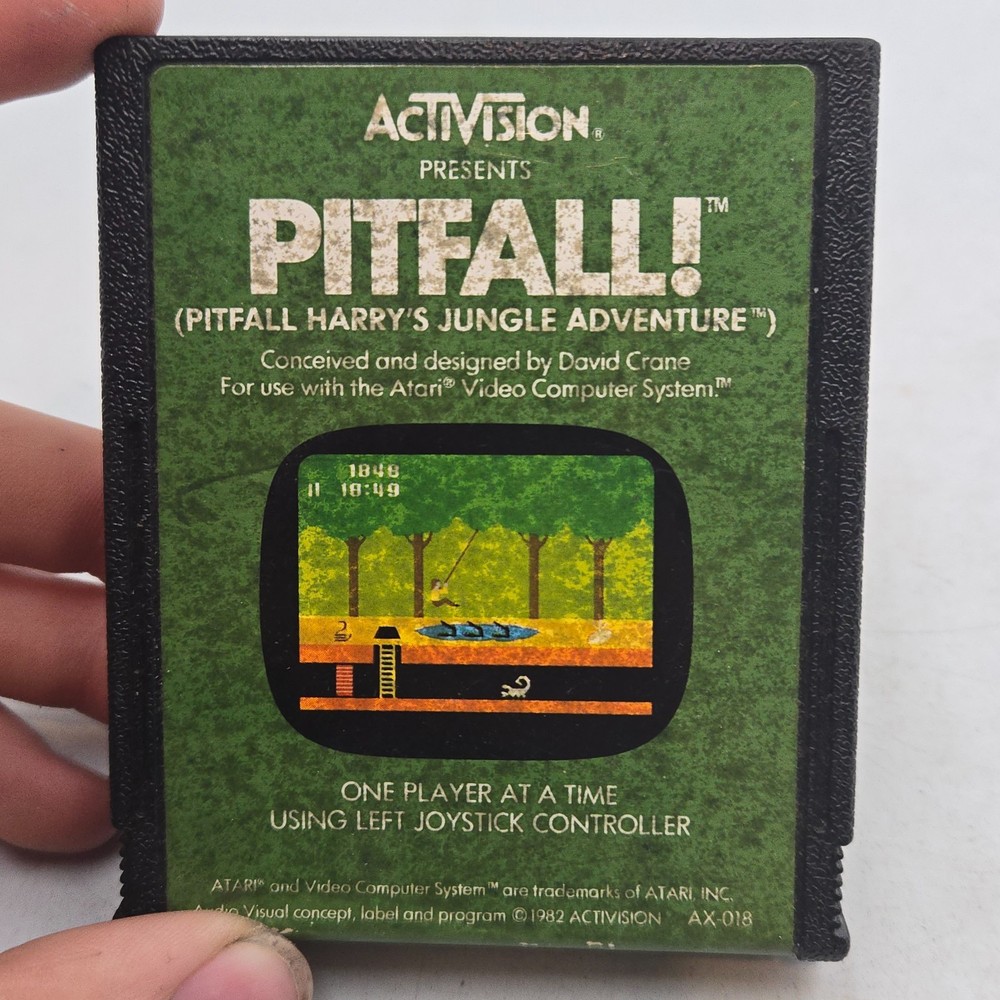 Pitfall! (Atari 2600, 1982) Activision Game Cartridge Only
