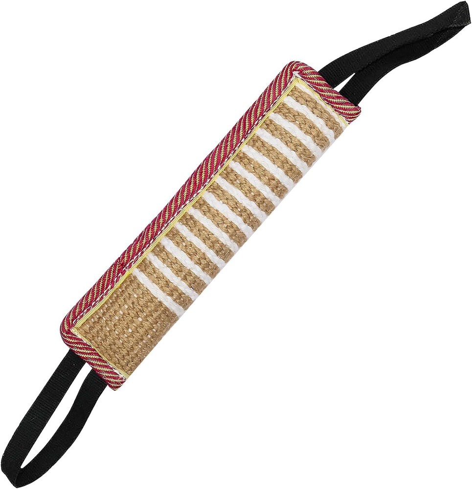 Storystore Dog Tug Toy Training Bite Pillow Jute 11.8