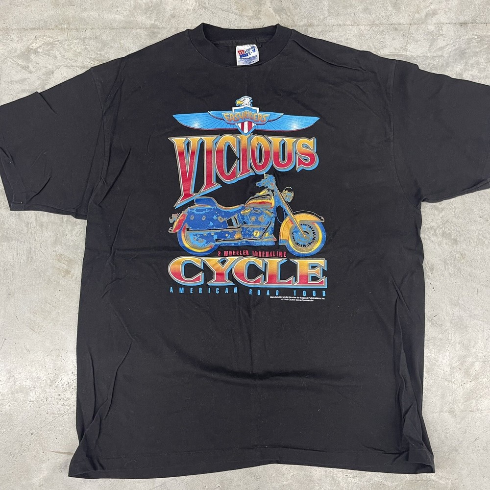 Vintage Easy Riders  Vicious Cycle T Shirt Men’s Size XL 1994 Biker Shirt NWOT