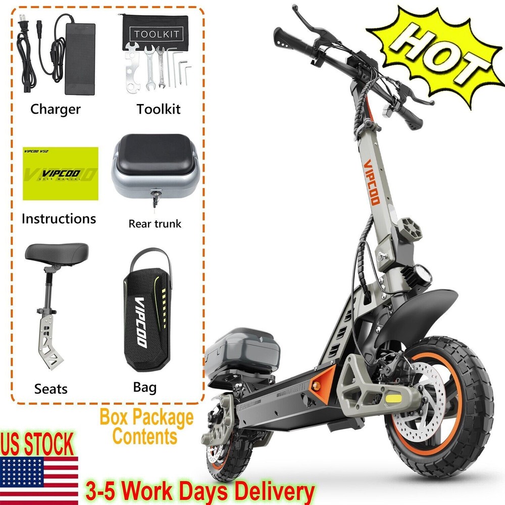 2024 NEW ADULT ELECTRIC SCOOTER LONG-RANGE FOLDING E-SCOOTER SAFE URBAN COMMUTER