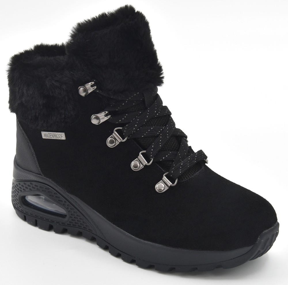 Skechers Women's Uno Rugged - Moonlight Ridge Waterproof Boot 167996 BBK