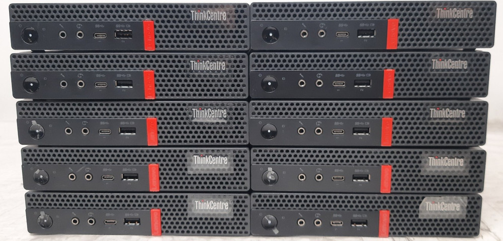 Lot of 10 Lenovo ThinkCentre M920Q Intel Core i5-9600T 8GB DDR4 See Description