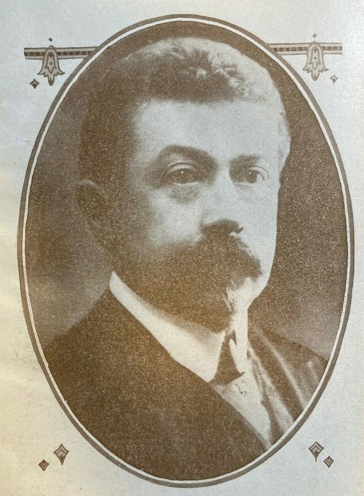 1917 Vintage WWI Illustration Professor Paul Painleve French Minister of War