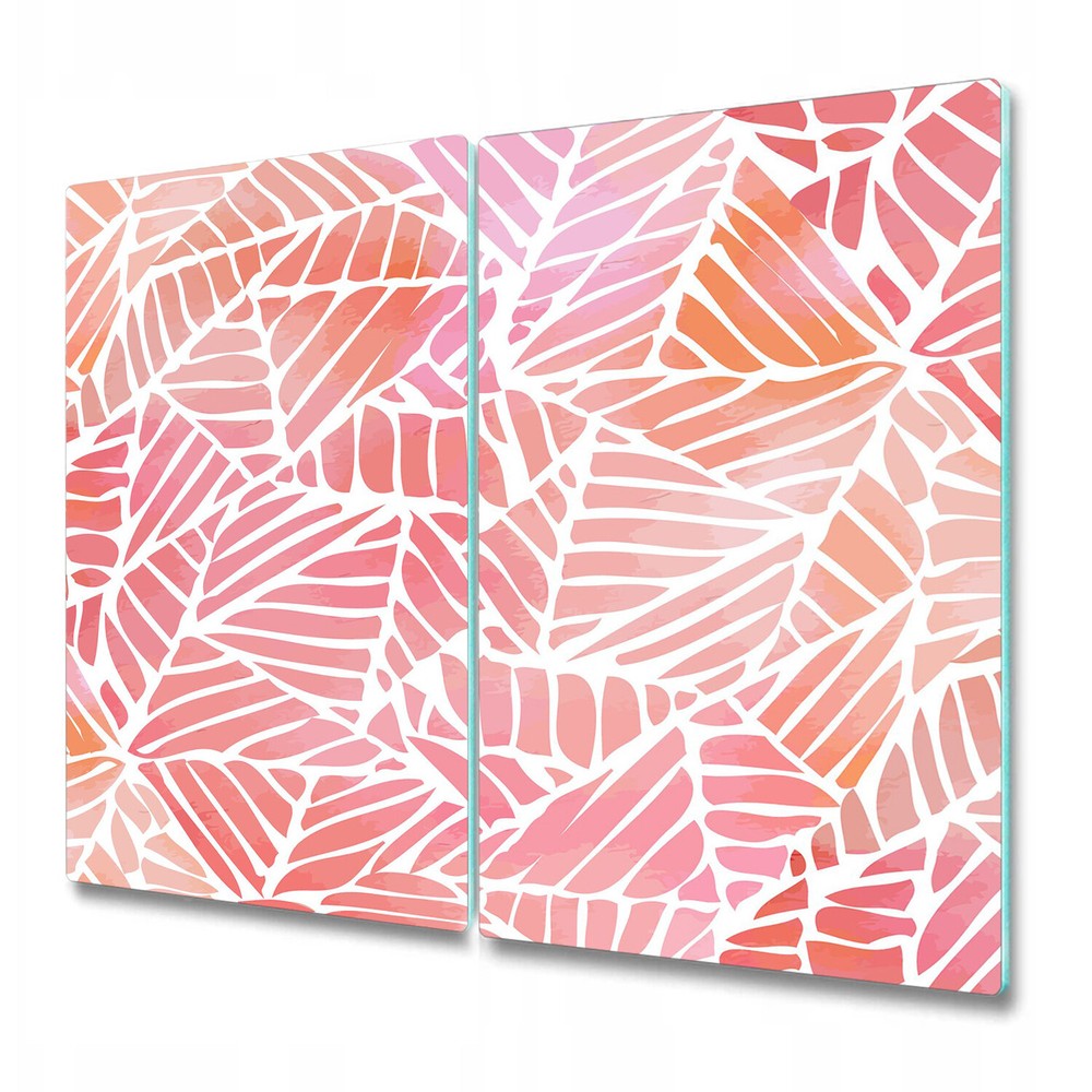 Glass Meat Board Induction Ceramic Hob Cover Abstract Watercolour just ! 2x30x52
