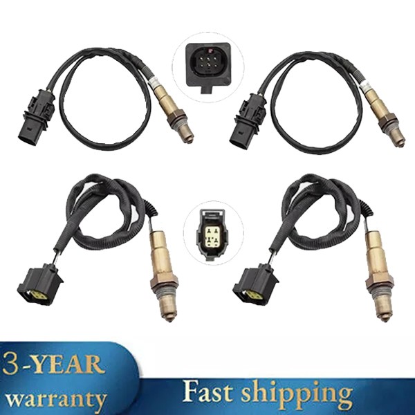 Set(4) Oxygen Sensor Upstream+Down For 2006-2011 Mercedes-Benz E350 C300 CLS550