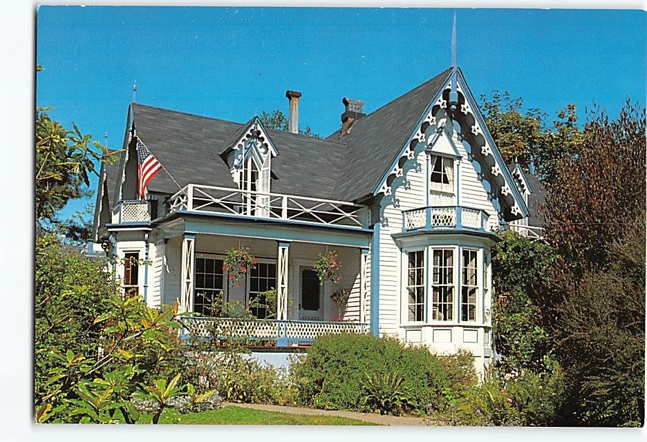 Postcard Shaw House Bend and Breakfast Inn Ferndale California USA
