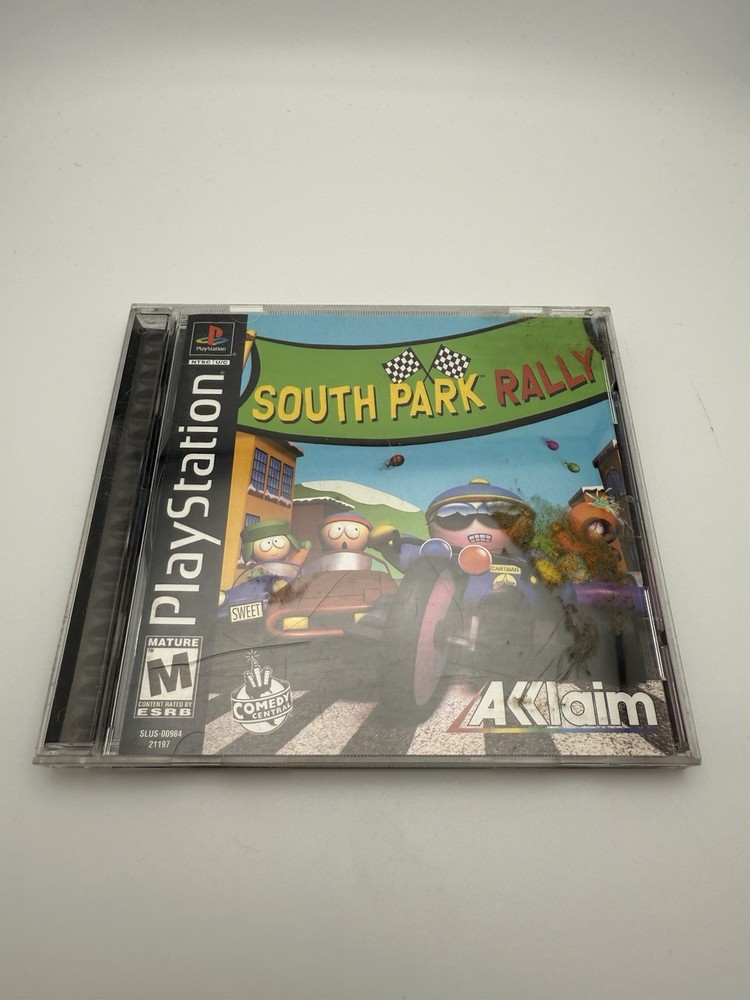 South Park Rally Sony PlayStation 1 PS1 CIB- Black Label