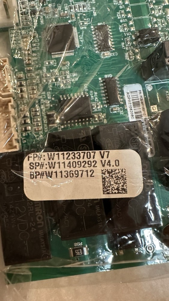 Genuine WHIRLPOOL Refrigerator Control Board PCB W11369712 New OEM No Box  