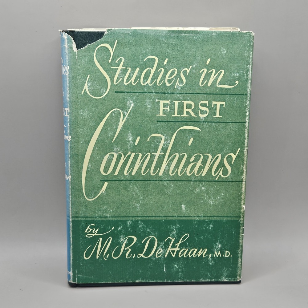 1956 Bible Study Book - Studies in First Corinthians by DeHaan