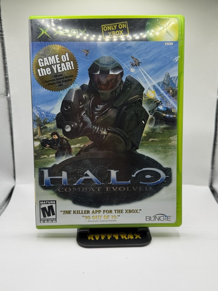 Halo Combat Evolved Xbox Complete CIB Original Microsoft Bungie GOTY 2001