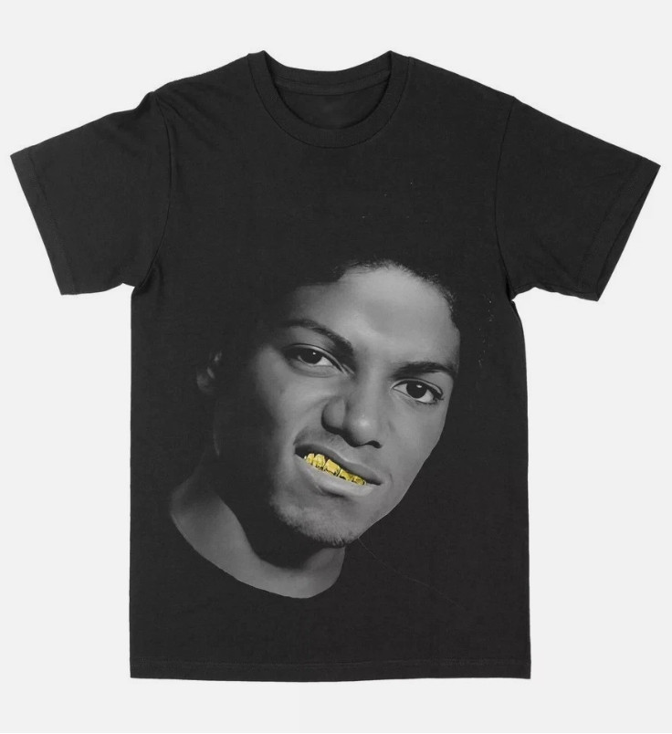 Michael Jackson Gold Grill Graphic Tee