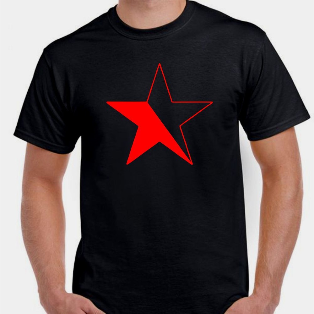 Anarchy Anarcho Communism red star Revolt Revolution T shirt