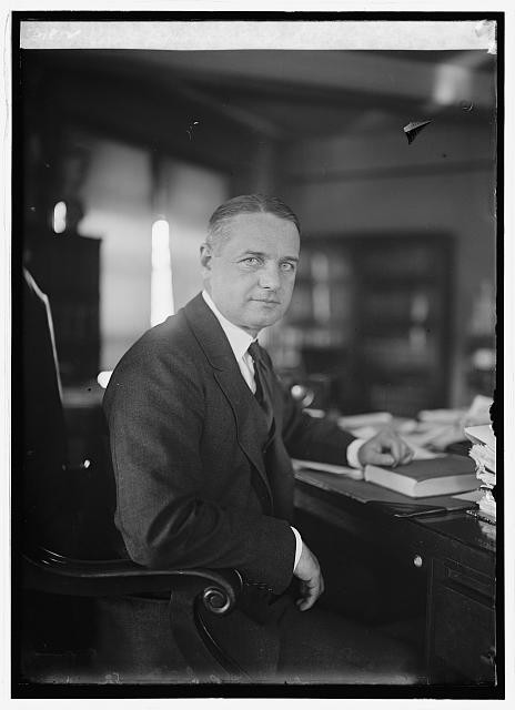 Photo:William J. Donovan Assistant Attorney General 1924 Office Portrait