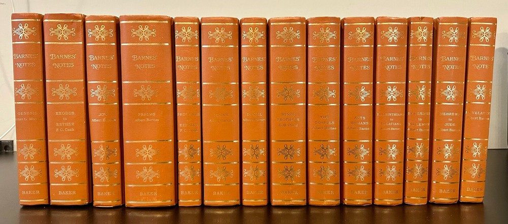 Barnes' Notes Bible Commentary Complete 14 Volume Hardcover Set (Baker Books)