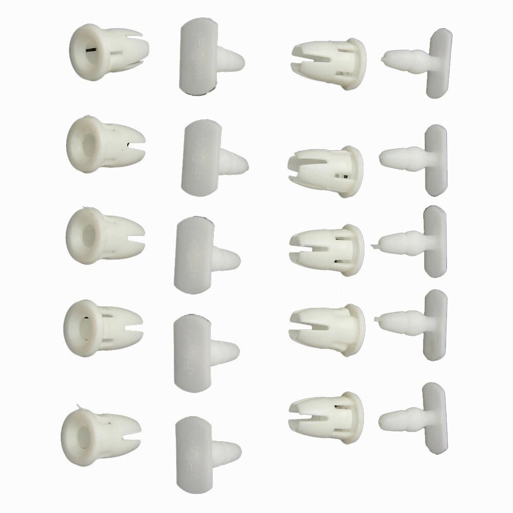 10 Sets Side Skirt Door Sill Card Panel Overlay Repair Trim Clips For Mercedes