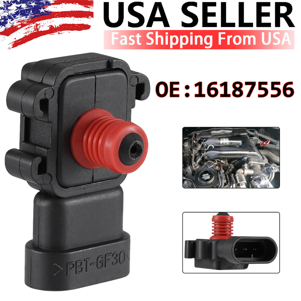 Absolute Manifold MAP Pressure Sensor For Chevrolet Buick Cadillac GMC 16187556
