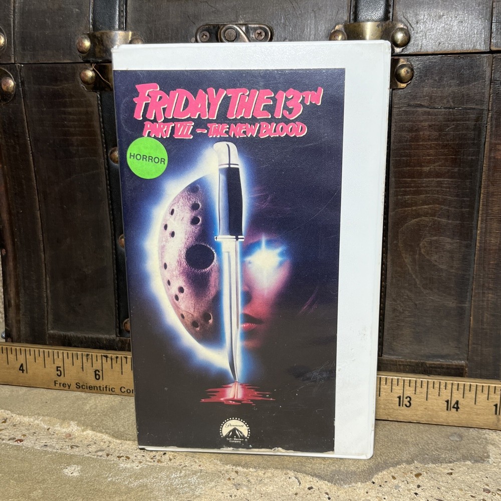 Friday The 13th Part VII 7 The New Blood VHS 1988 Horror Rare Racetrac Rental