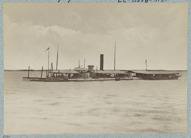 Photo:USS Milwaukee Mississippi River Civil War Gunboat 1860s Fleet